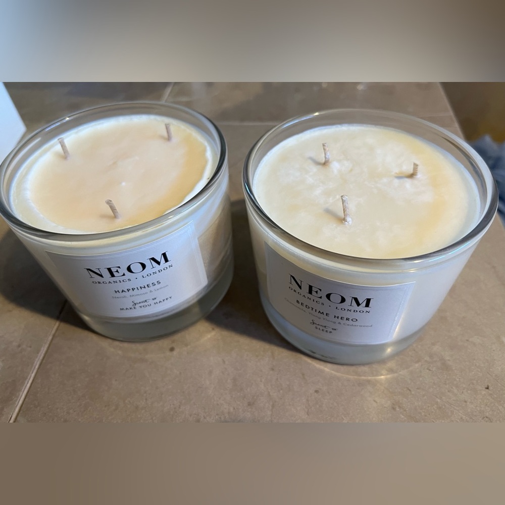 NEOM Bedtime Hero + Happiness Candles
